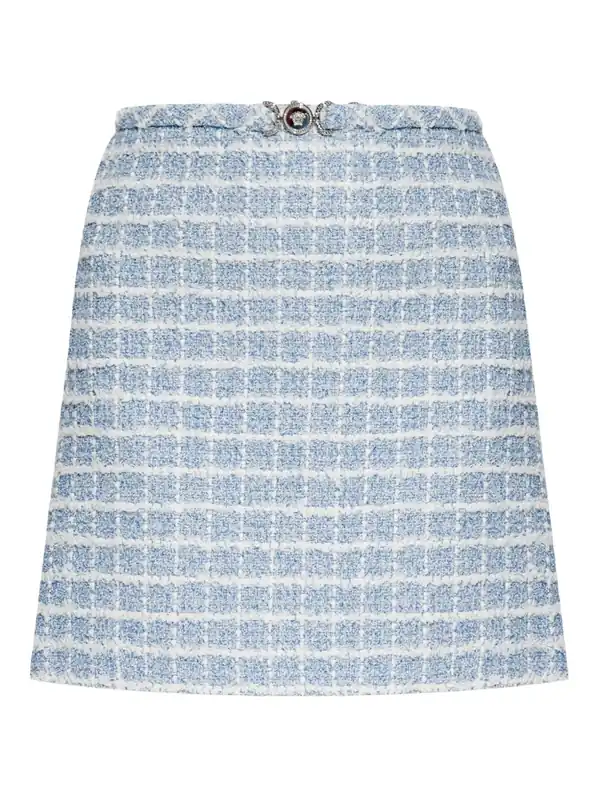 Tweed Mini Skirt - Versace
