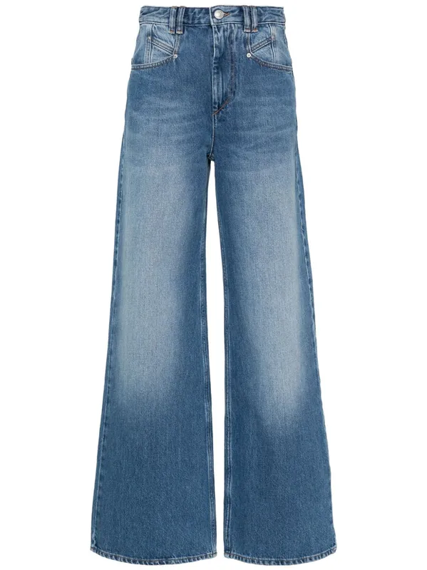 Lemony Denim Jeans - Isabel Marant