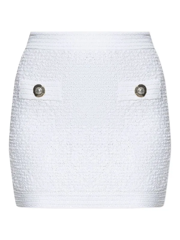 Tweed Mini Skirt - Balmain