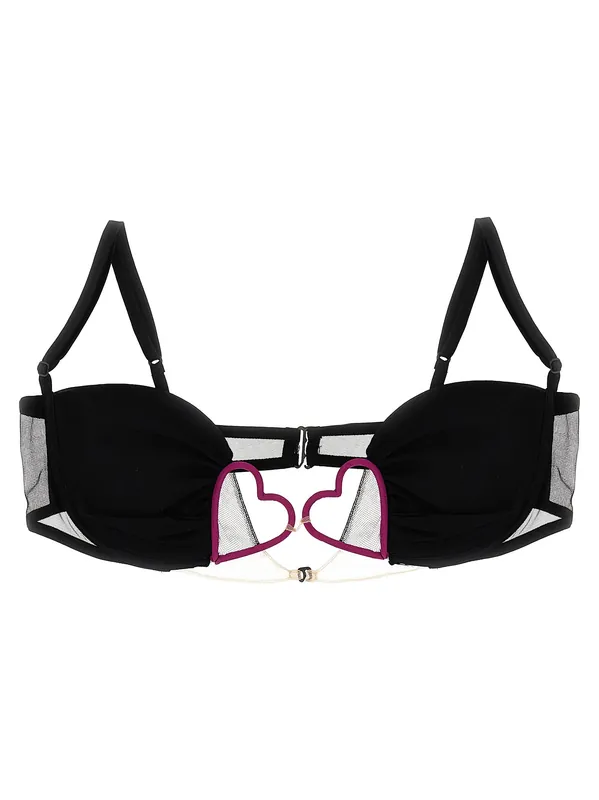 Heart Underwear, Body Black - Nensi Dojaka