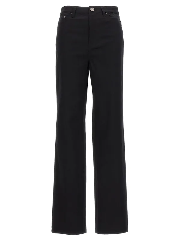 Twill High Rise Jeans Black - Rotate