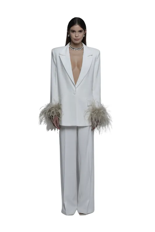 Tailleur Ares Ivory Sand - The Archivia