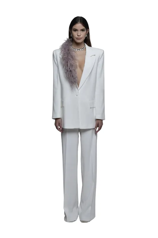 Tailleur Gea Ivory Rose - The Archivia