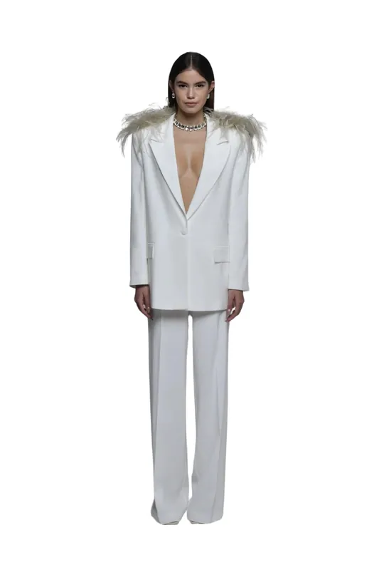 Tailleur Area Ivory Sand - The Archivia