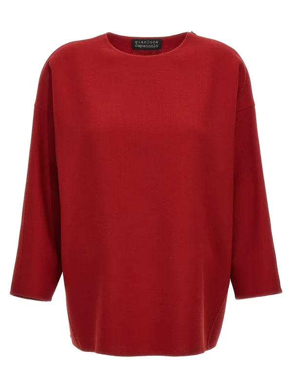 Bettina Tops Red - Gianluca Capannolo