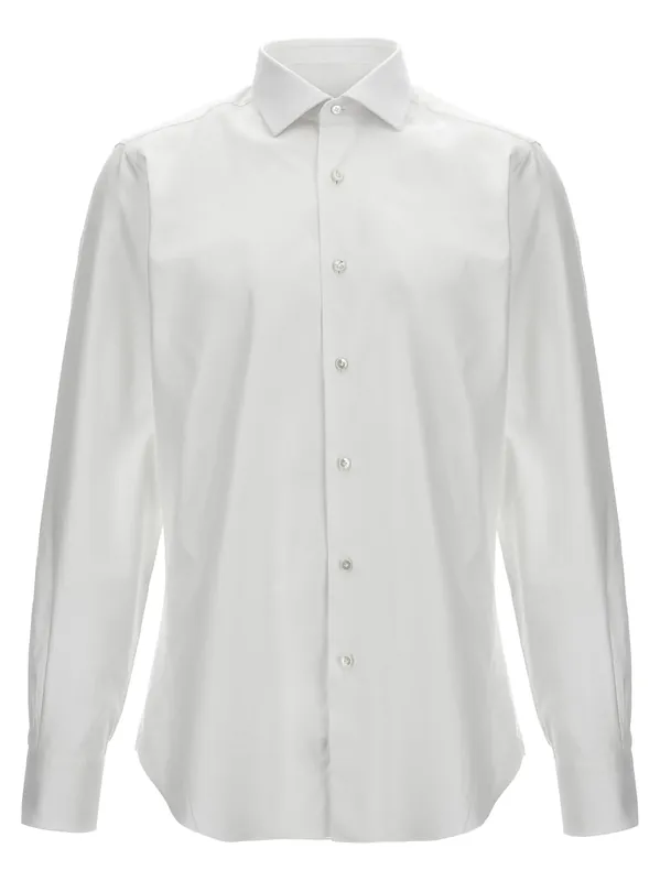 Cotton Shirt Shirt And Blouse White - Barba