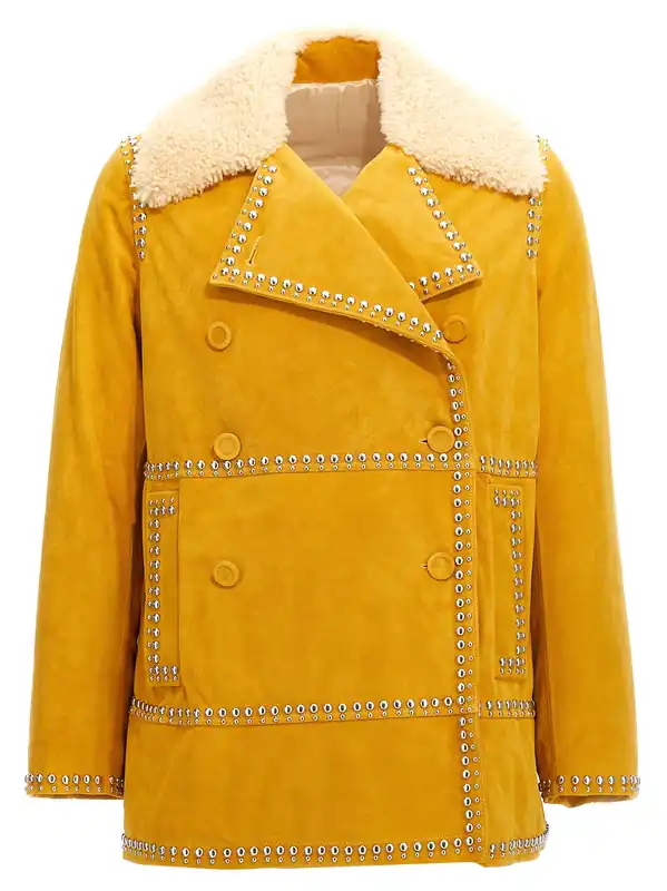 Time Casual Jackets, Parka Yellow - Wales Bonner