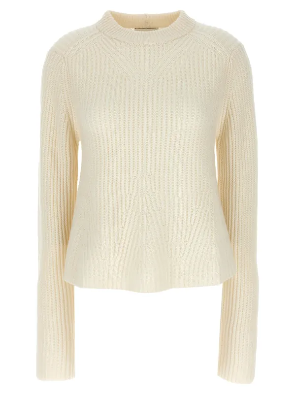 Cosmo Sweaters And Cardigans White - Loulou De Saison