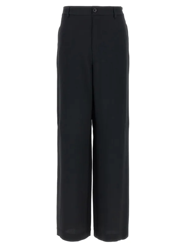 Acetate Pants Black - Moschino