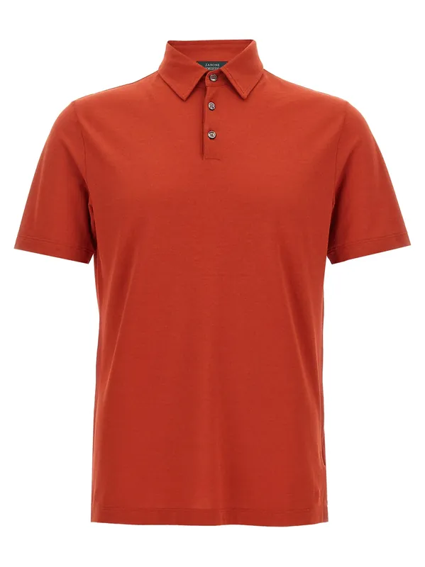 Ice Cotton Polo Orange - Zanone