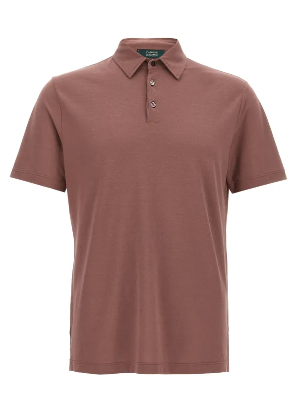 Ice Cotton Polo Brown - Zanone