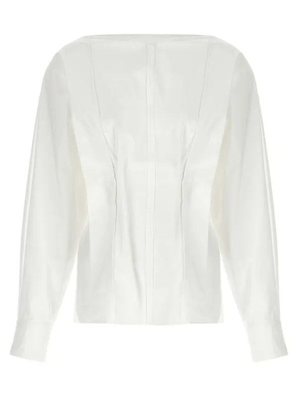 Wenley Shirt And Blouse White - Khaite