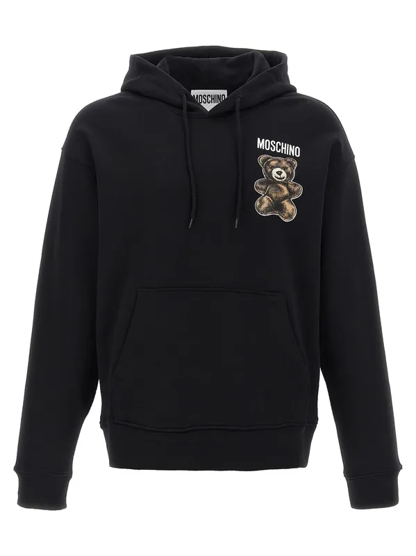 Teddy Sweatshirt Black - Moschino