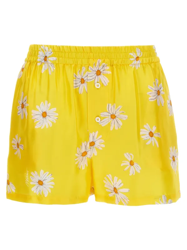 Margherite Bermuda And Short Yellow - Moschino