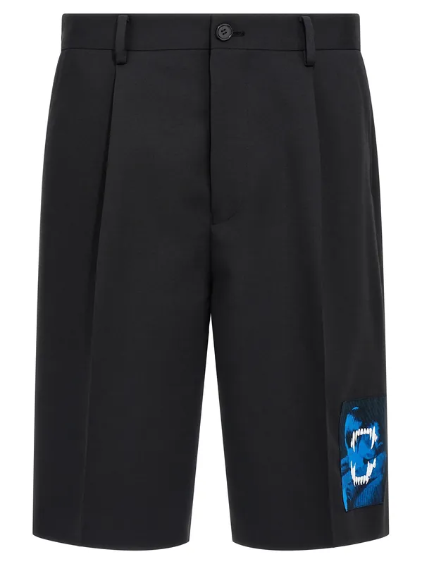 Patch Bermuda Shorts Bermuda And Short Black - Undercover