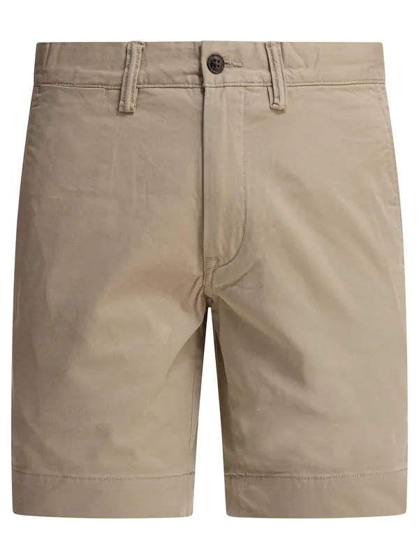 Straight Fit Stretch Chino Shorts Beige - Polo Ralph Lauren