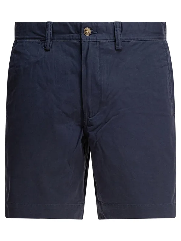 Straight Fit Stretch Chino Shorts Blue - Polo Ralph Lauren