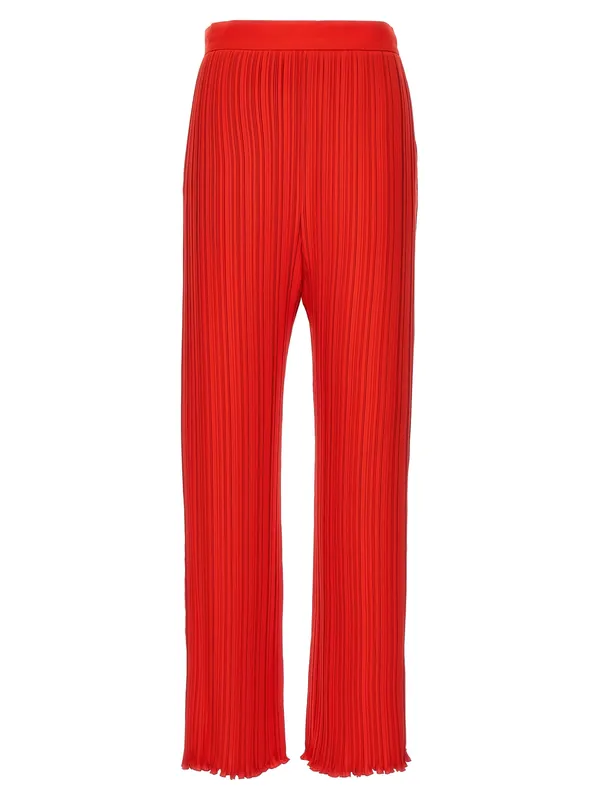 Pleated Pants Red - Lanvin
