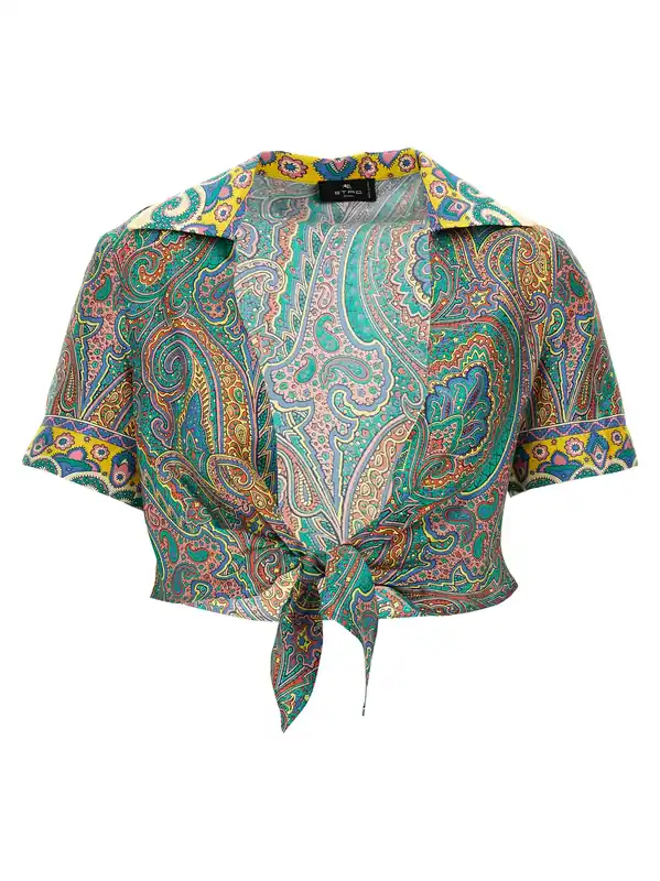 Paisley Shirt Beachwear Multicolor - Etro