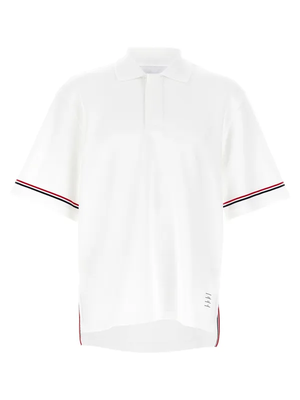 Rugby Polo White - Thom Browne