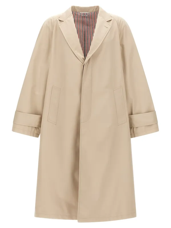 Trench Coat Coats And Trench Coats Beige - Thom Browne