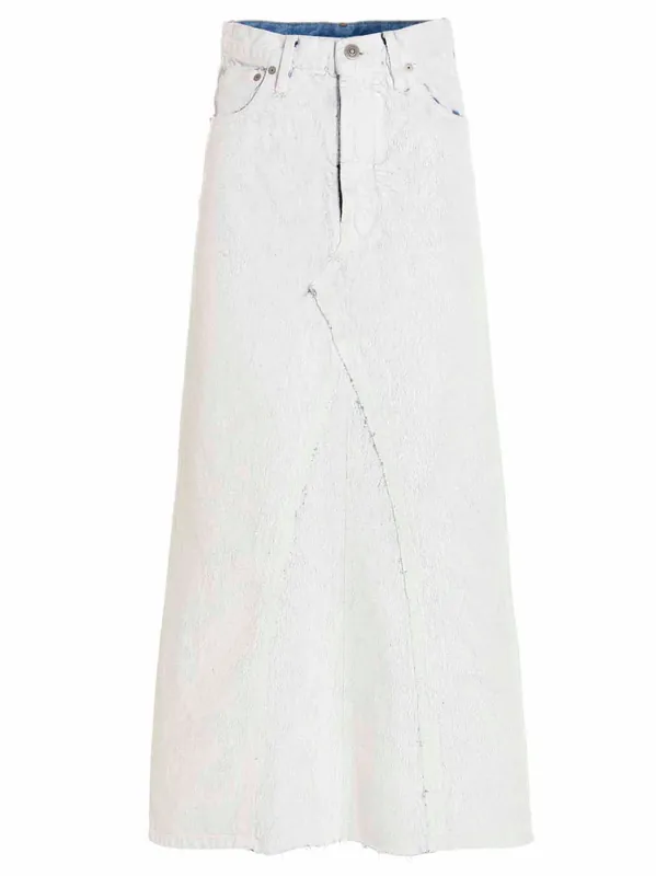 Bianchetto Skirts White - Maison Margiela