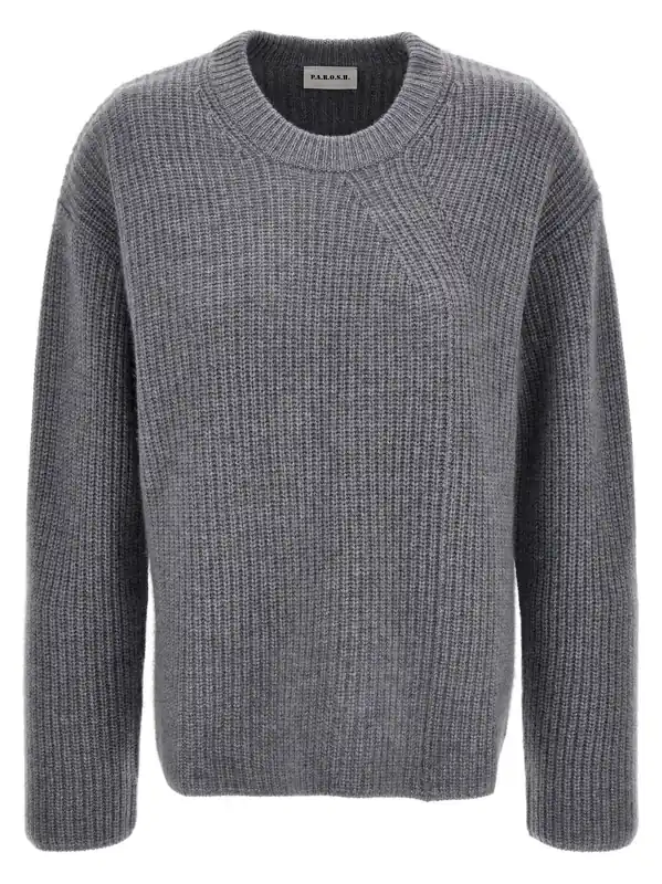 Cashmere Sweater Sweaters And Cardigans Gray - P.A.R.O.S.H.