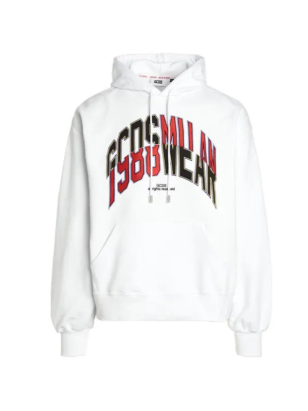 College Sweatshirt White - GCDS