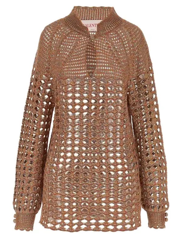 Openwork Sweater Sweaters And Cardigans Multicolor - Valentino Garavani