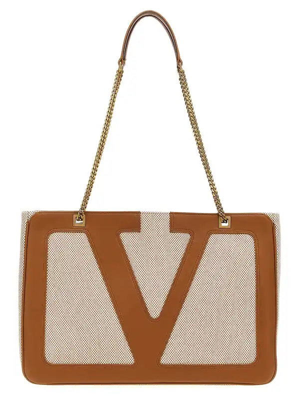 Viva Superstar Tote Bag Beige - Valentino Garavani