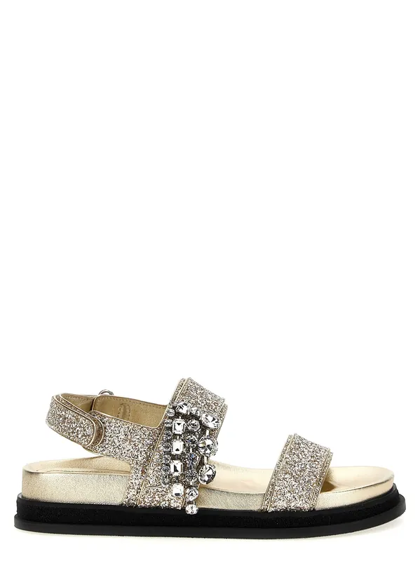 Verity Sandals Gold - Jimmy Choo