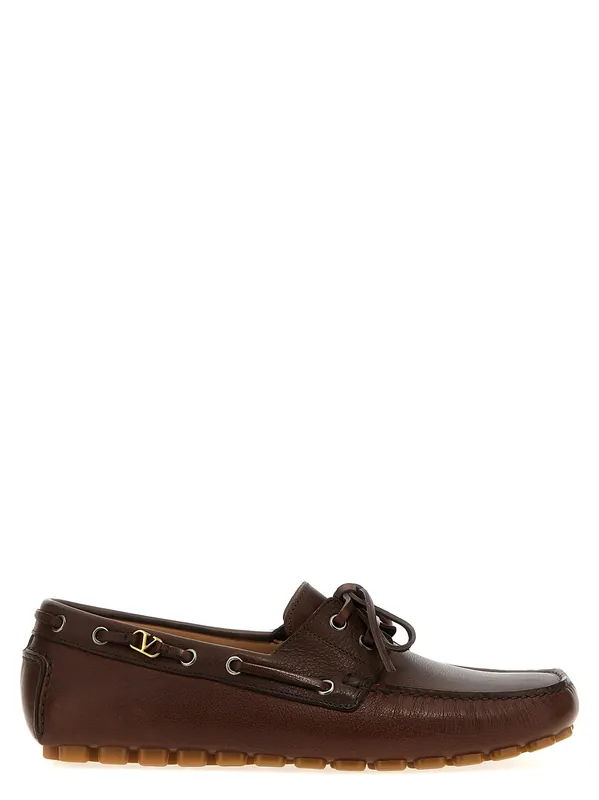 Driver Fastaway Loafers Brown - Valentino Garavani