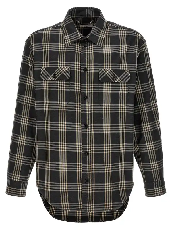 Logo Shirt Shirt And Blouse Gray - 1989 Studio