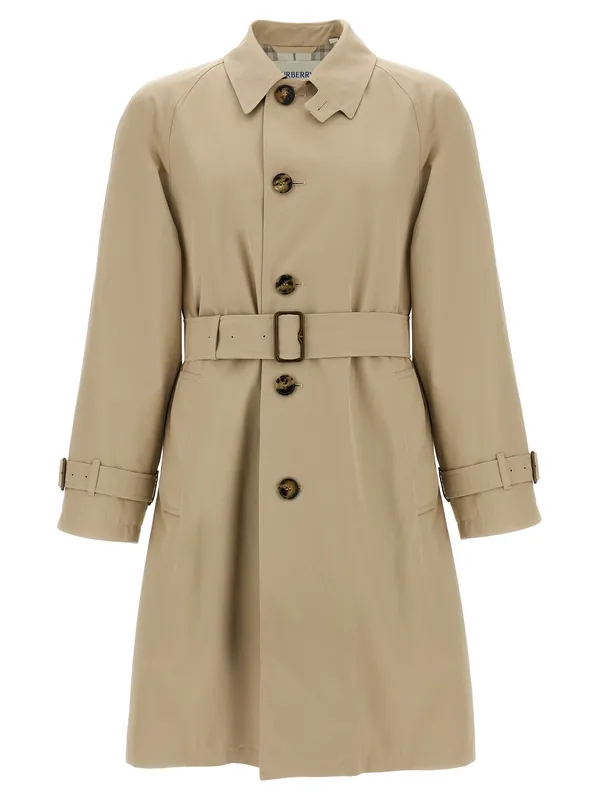 Car Coat Gabardine Coats And Trench Coats Beige - Burberry