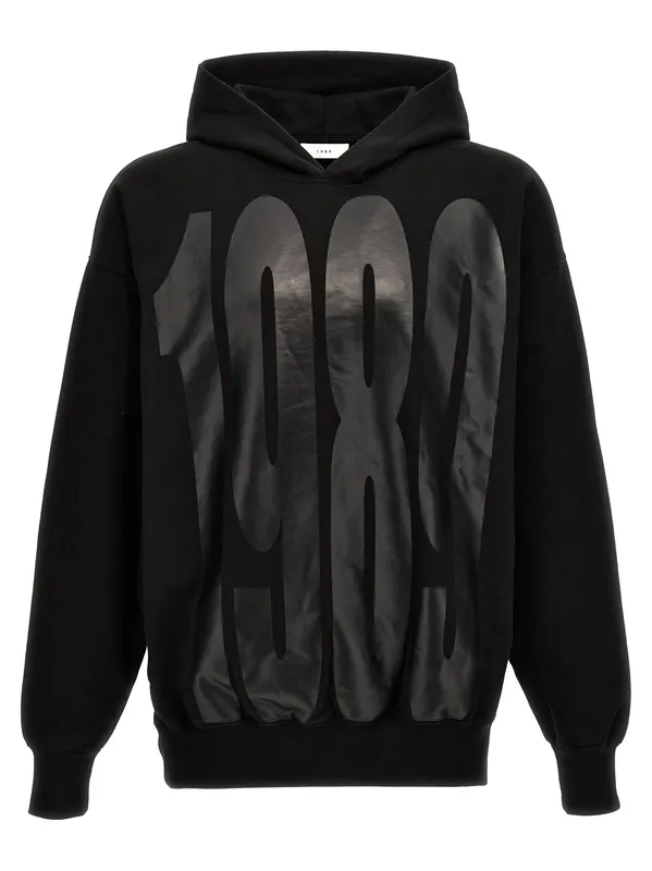 1989 Faded Logo Sweatshirt Black - 1989 Studio