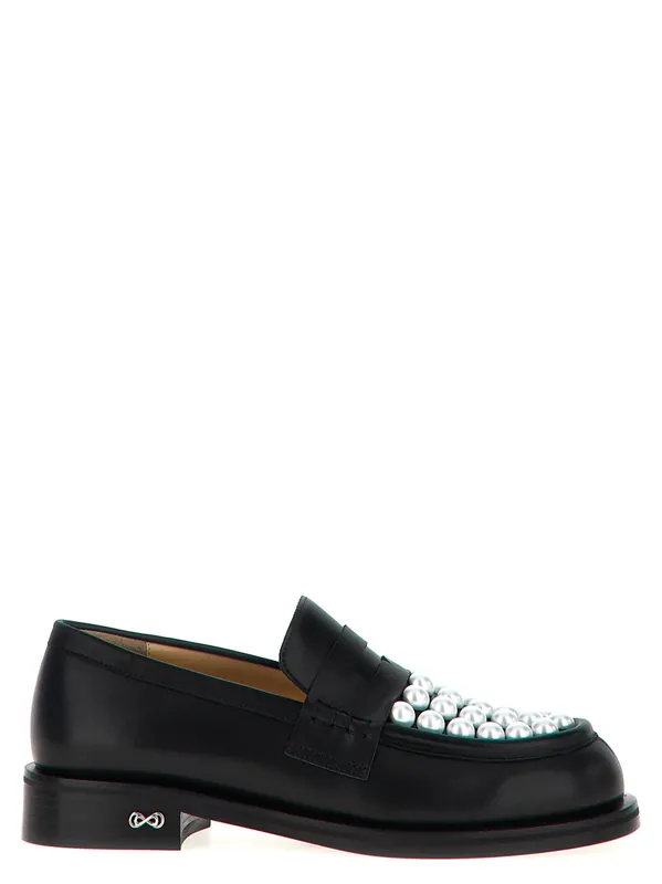 Sirene Loafers White/Black - Mach & Mach