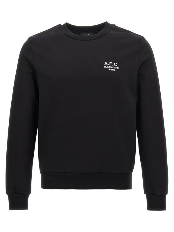 Rue Madame Sweatshirt White/Black - A.P.C.