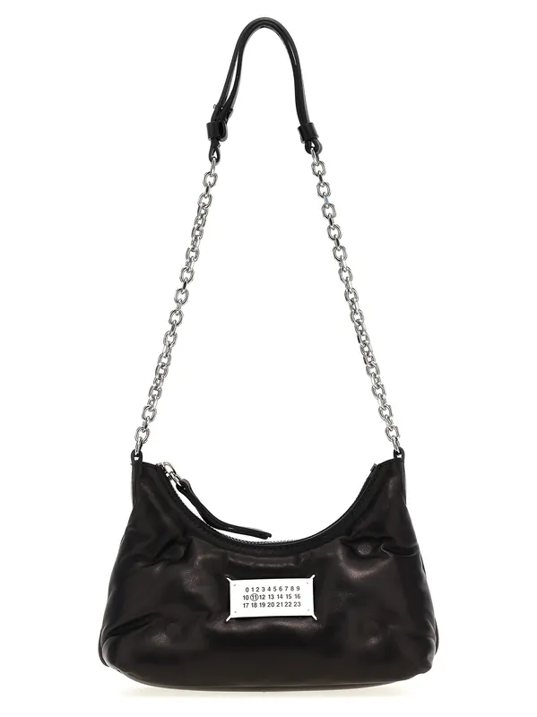 Glam Slam Hobo Micro Shoulder Bags Black - Maison Margiela