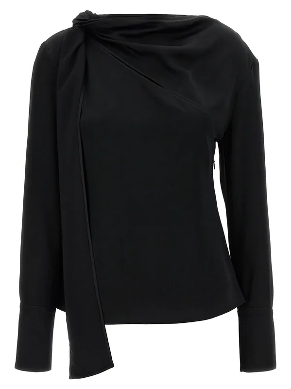 Viscose Blouse Shirt And Blouse Black - Givenchy