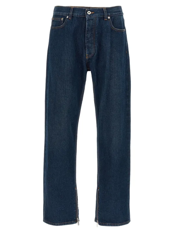 Arr Zip Skate Jeans Blue - Off-White