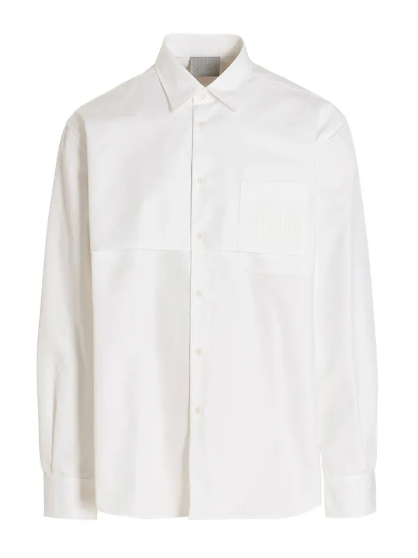 Barcode Shirt And Blouse White - VTMNTS
