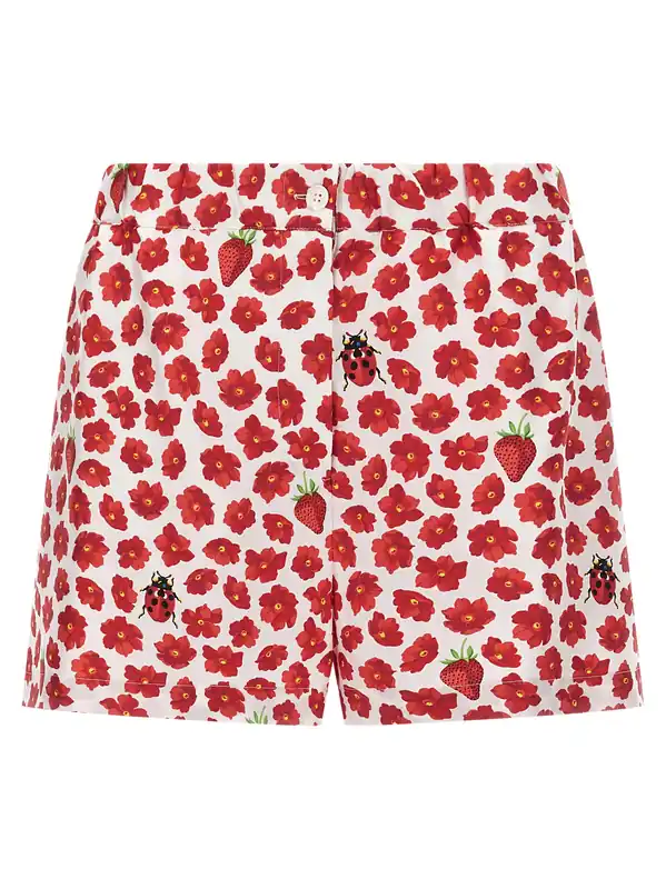 Strawberry Garden Bermuda And Short Multicolor - Versace