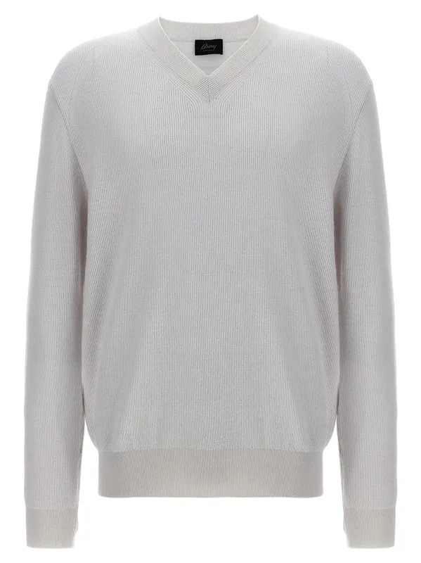 V-Neck Sweater Sweaters And Cardigans White