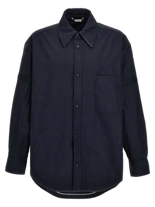 Snap Front Shirt And Blouse Blue - Thom Browne