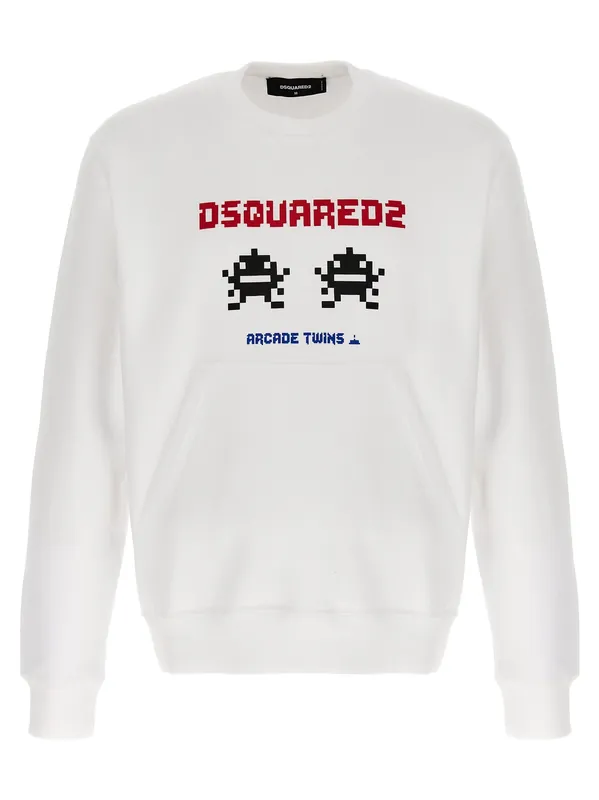 Cool Fit Sweatshirt White - Dsquared2
