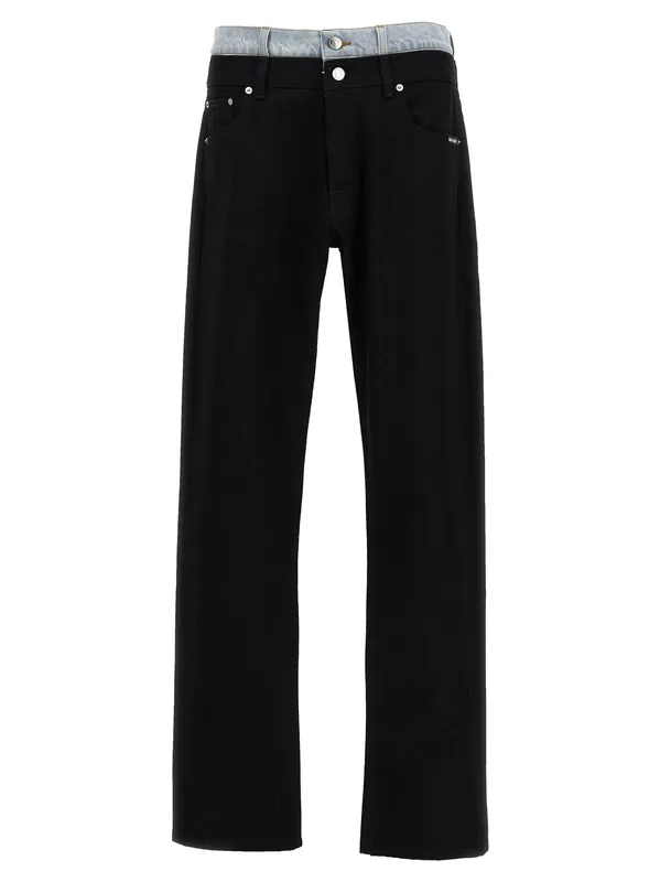 Double Waist Jeans Black - VTMNTS