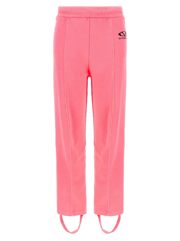 Oval Logo Pants Pink - Vetements