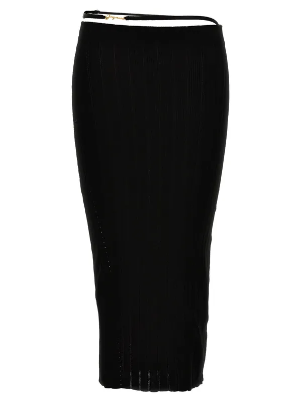 La Jupe Pralù Skirts Black - Jacquemus
