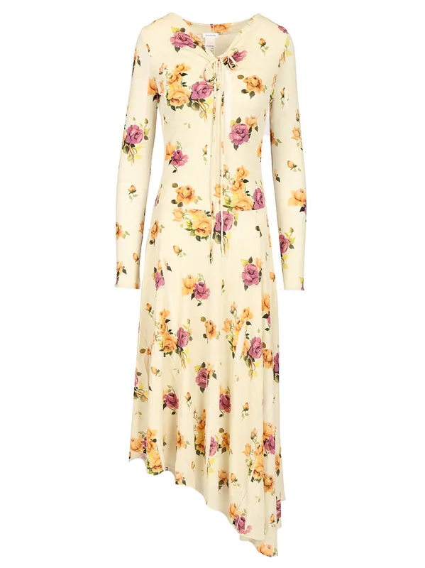 Jersey Midi Dress Dresses Multicolor - Acne Studios