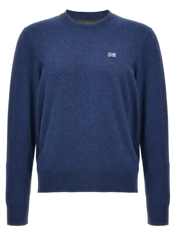 Crewneck Sweaters And Cardigans Blue - Dsquared2